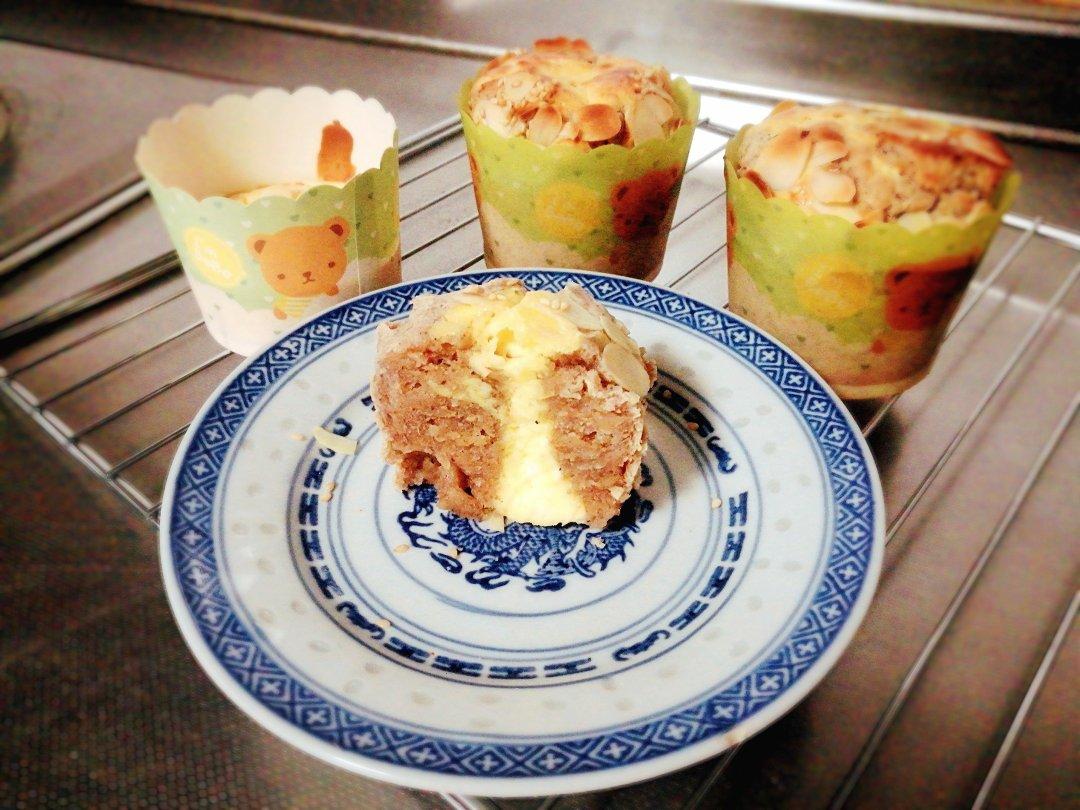 软心乳酪香蕉马芬<Banana Cream Cheese Muffins>