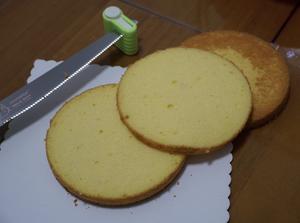水果奶油蛋糕（详细版6寸戚风蛋糕胚）的做法 步骤17