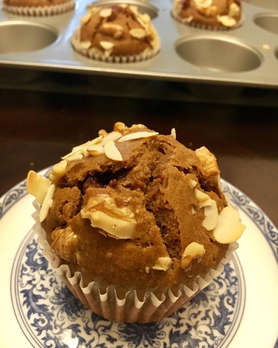 星巴克的全麦核桃麦芬