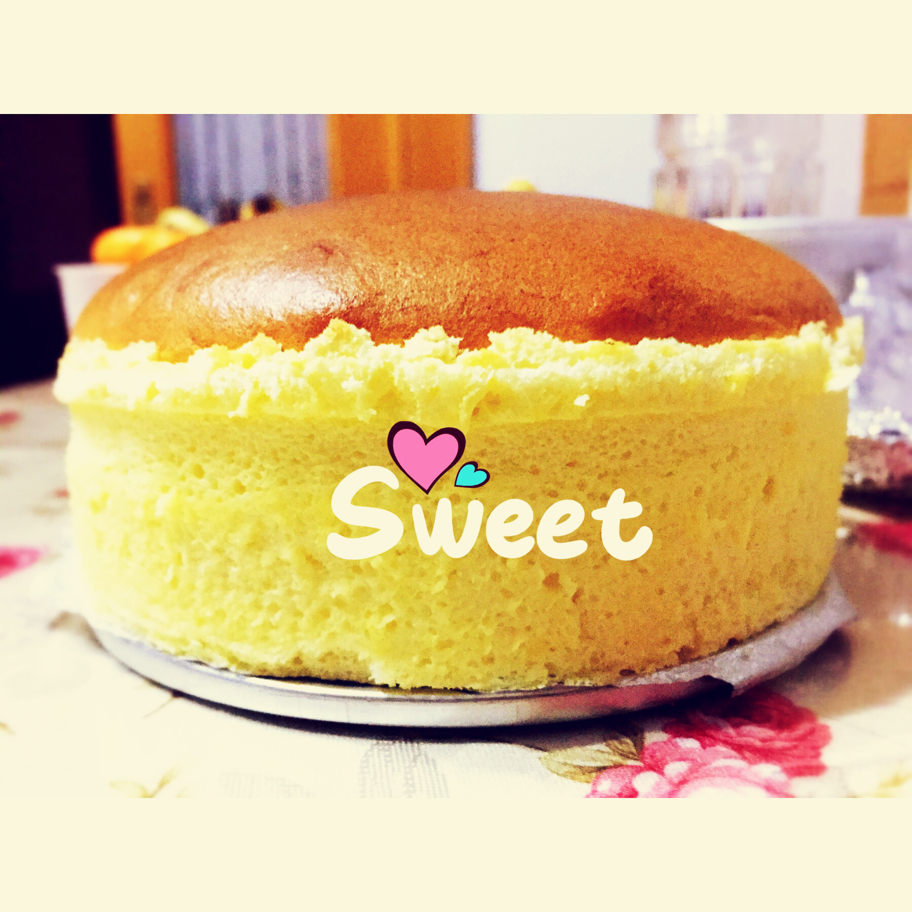 轻乳酪芝士蛋糕6寸#皮黑森林#