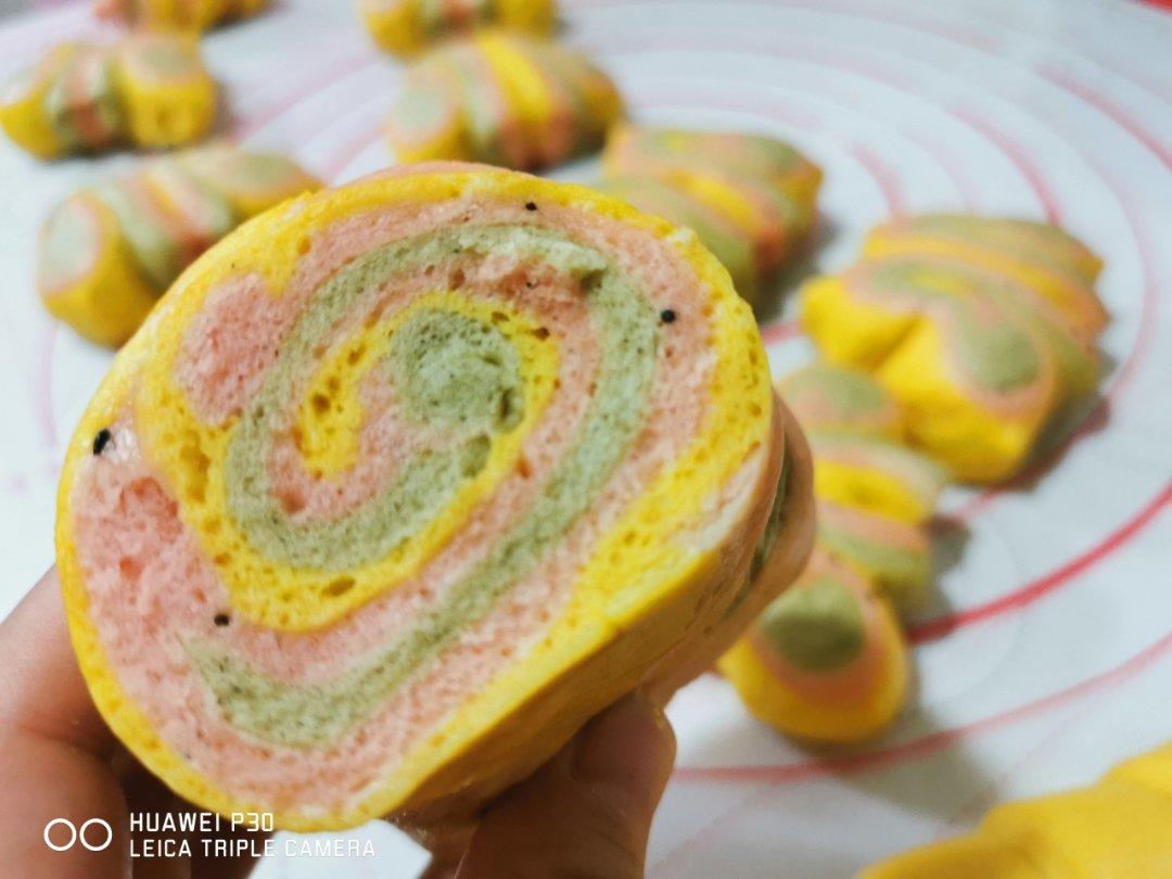 彩虹馒头～蓝天白云伴彩虹