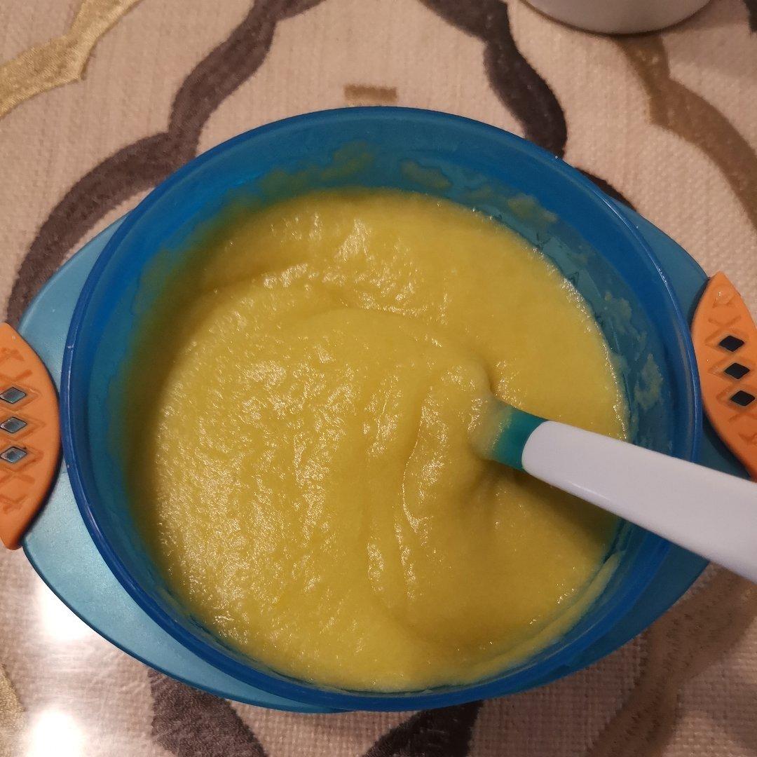 辅食-南瓜鸡肉泥米粉