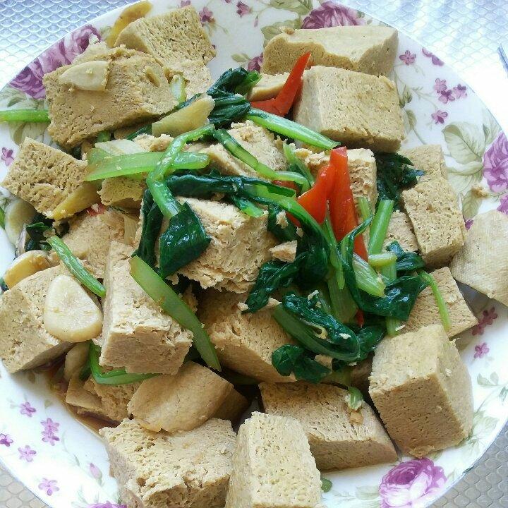 红烧冻豆腐