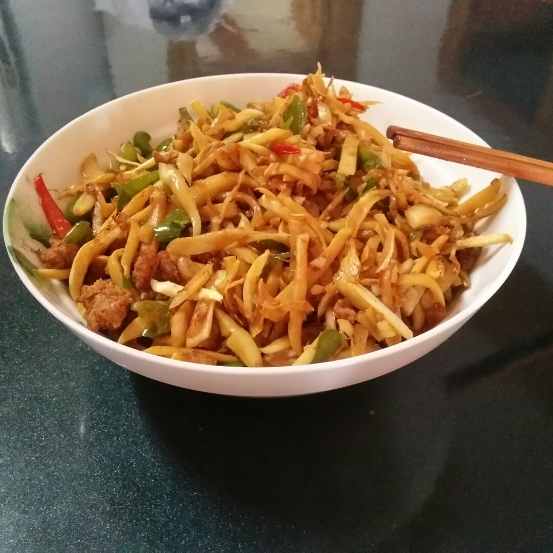 茭白肉丝