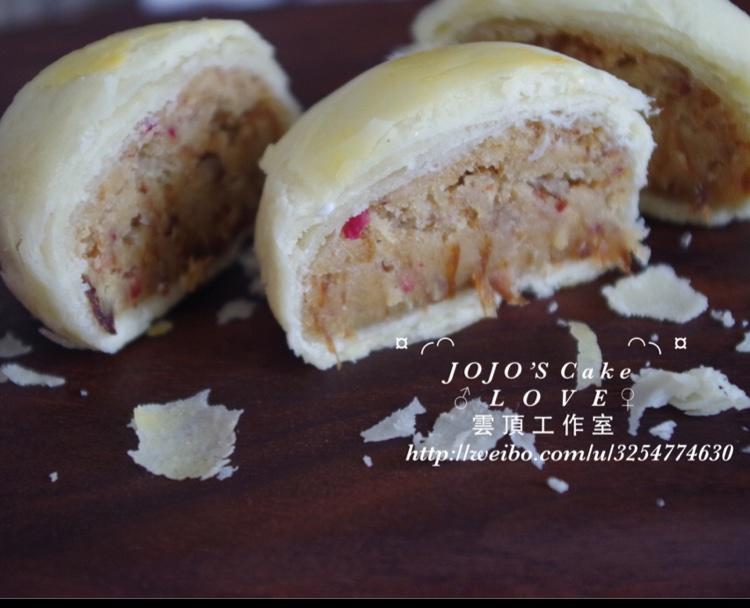 轻身素油版玫瑰酥饼（低糖低热量）的做法