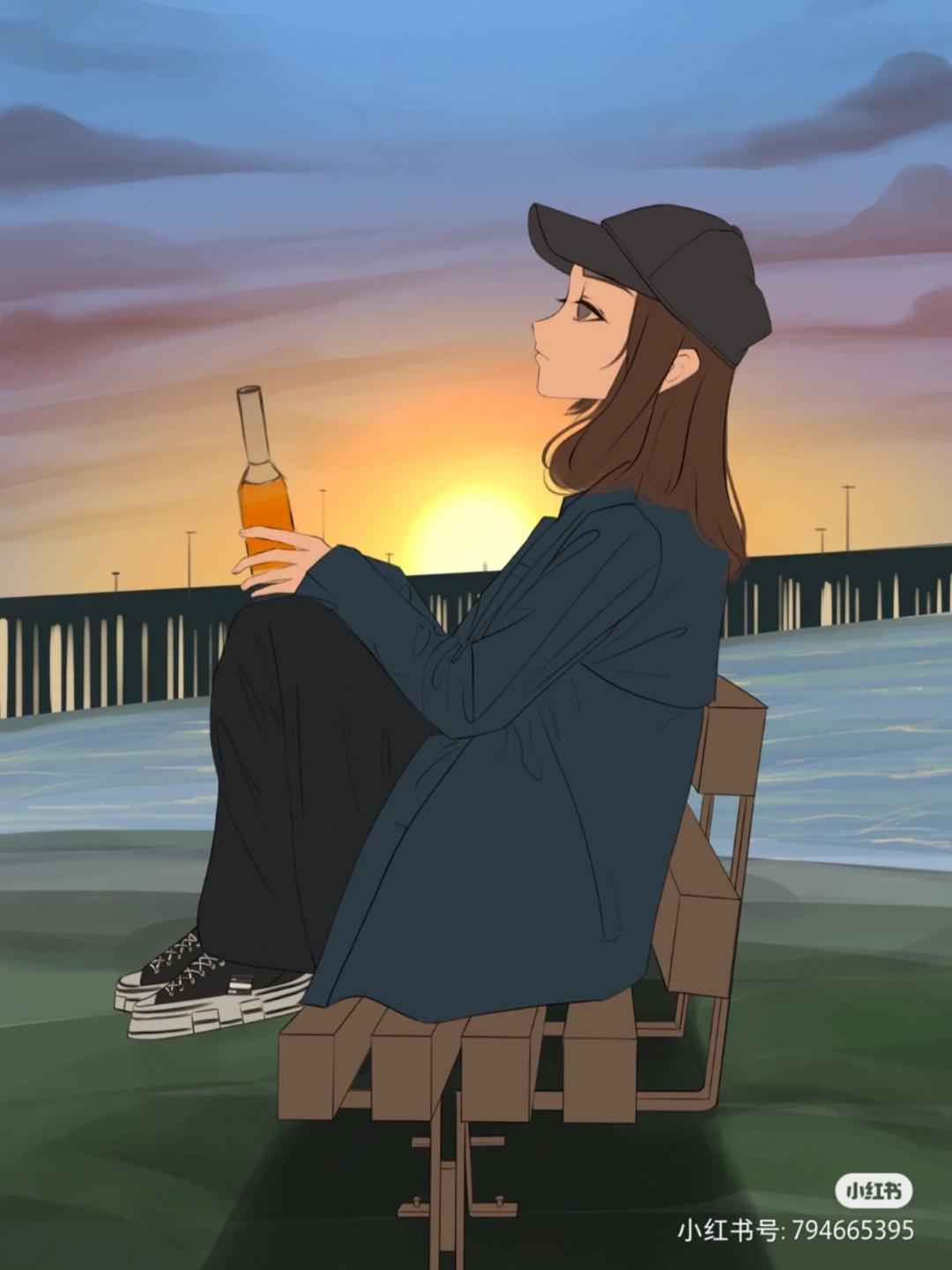 可爱的女人好好做饭