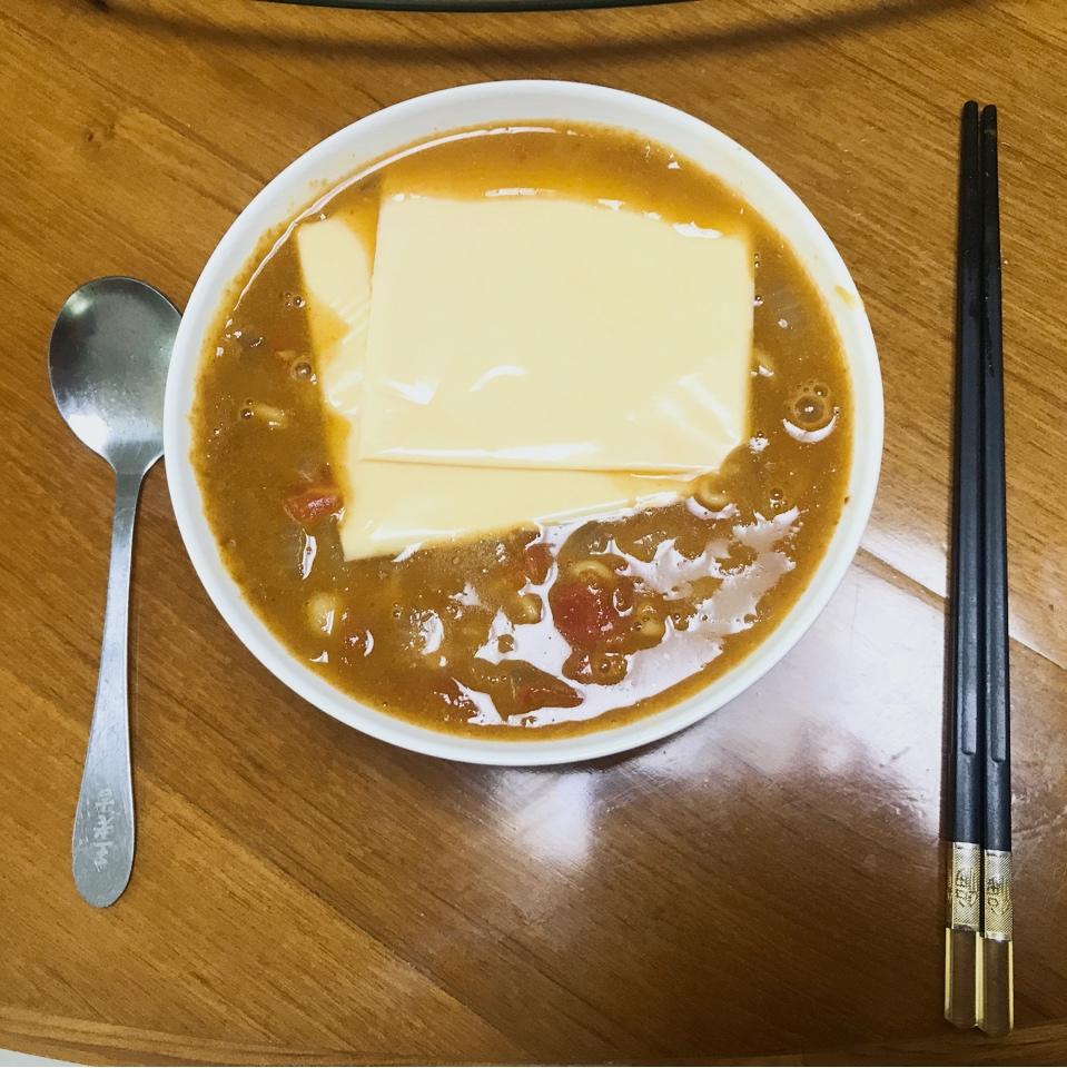 咖喱芝士浓汤面