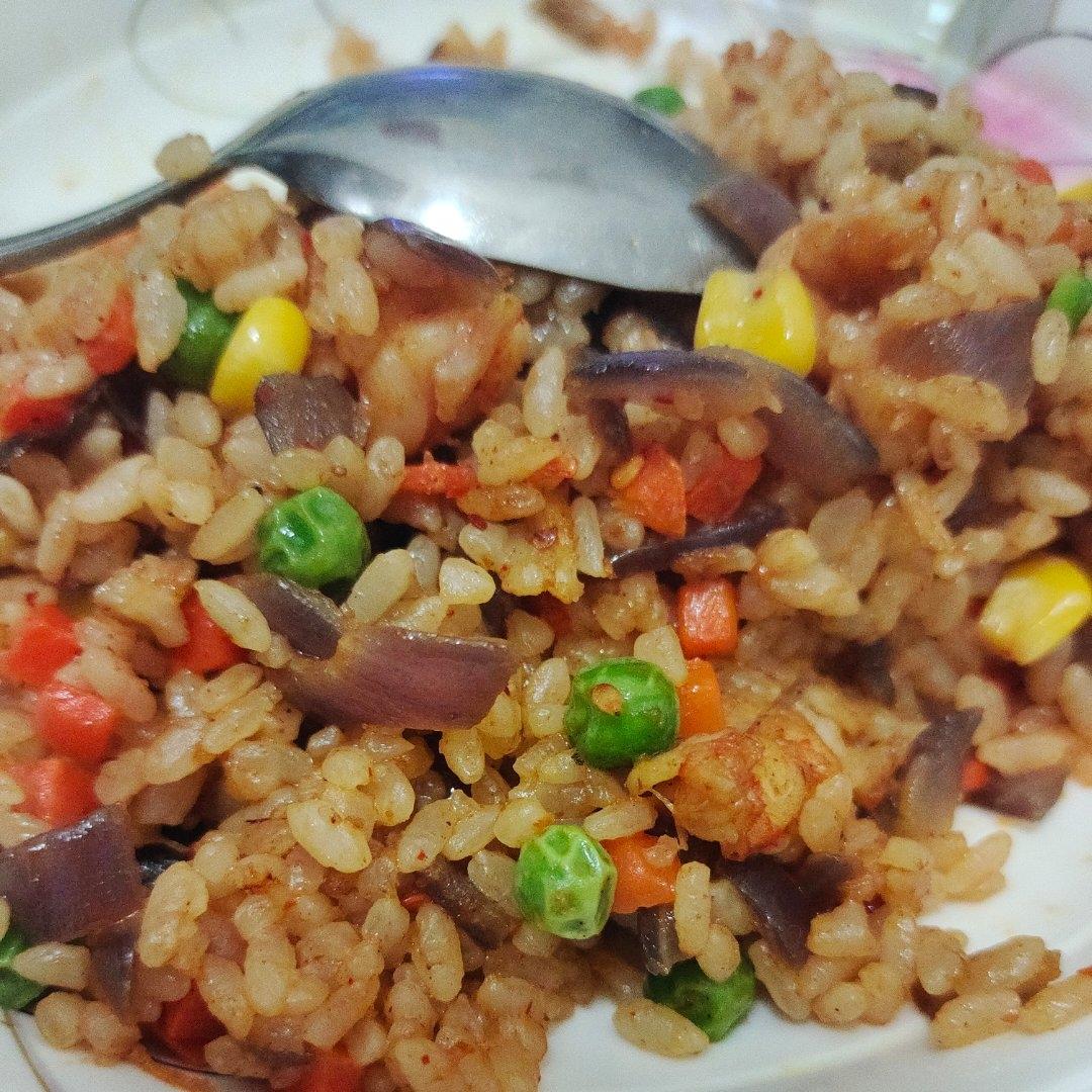 虾仁炒饭