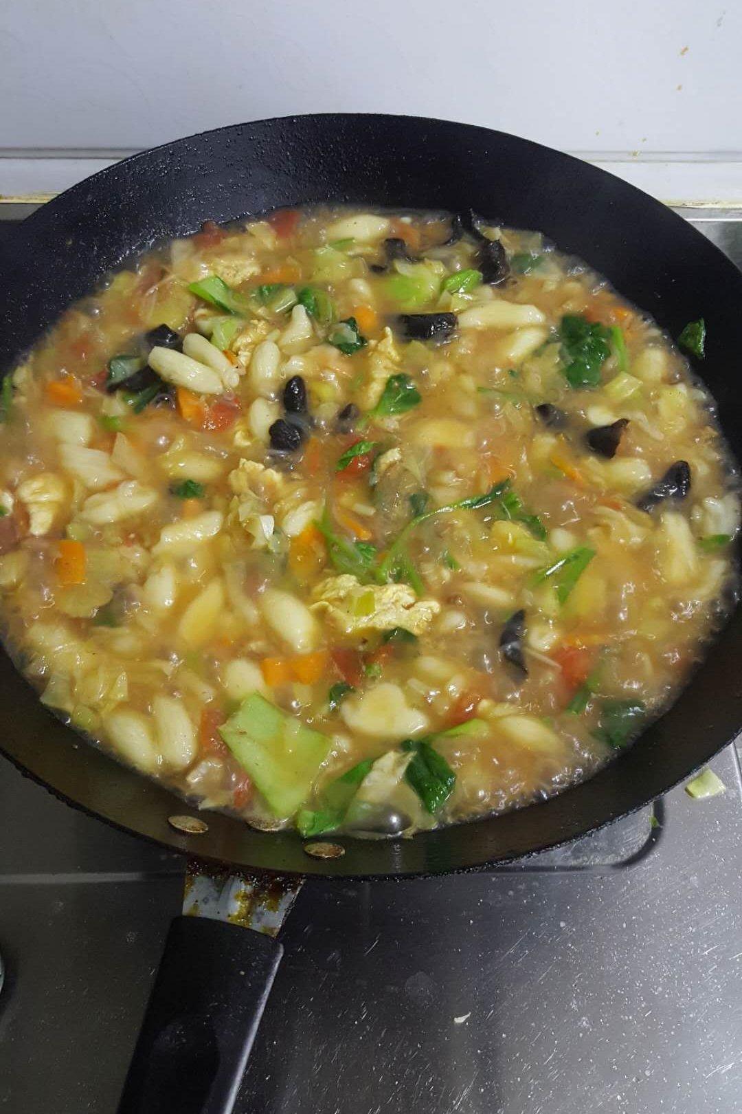 若只如初见君做的我家的烩麻食