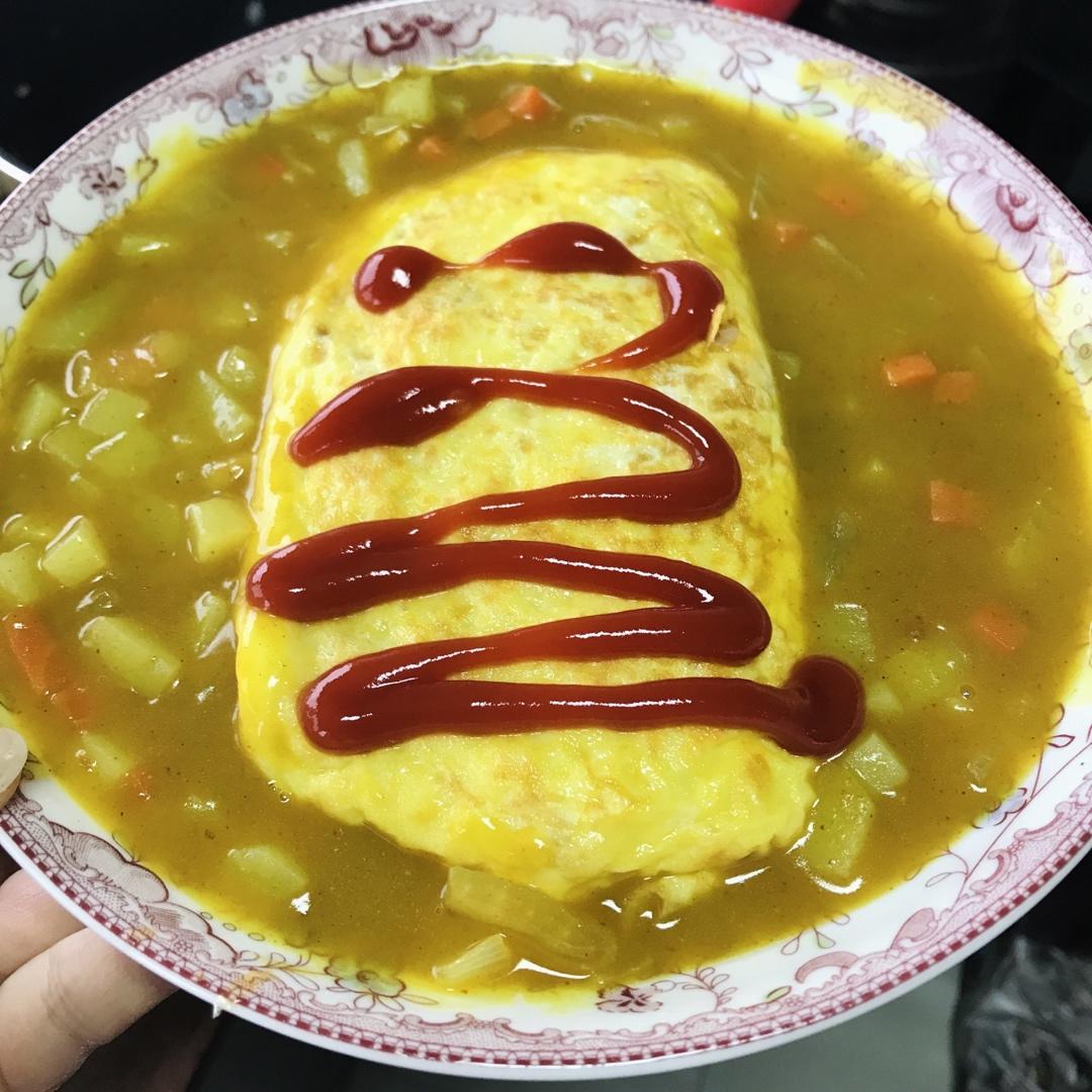 这是头牌了丨好吃的飞起来～🍛咖喱蛋包饭