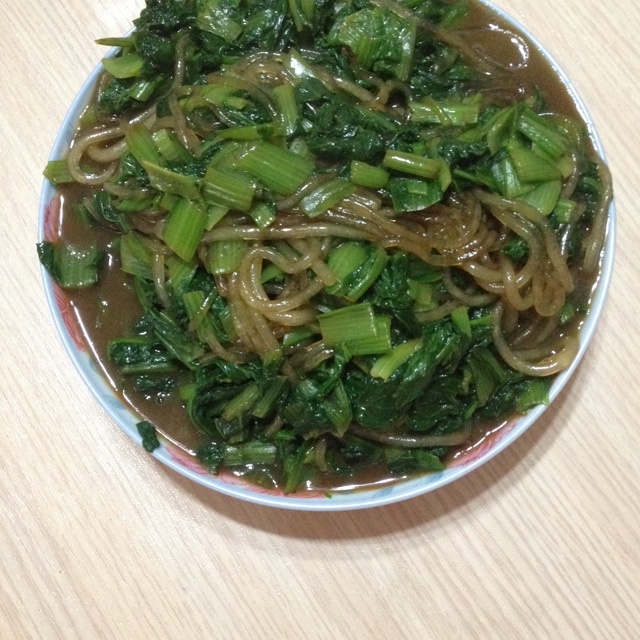 小白菜熬粉条