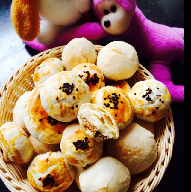 红豆酥，红豆饼，苏式月饼