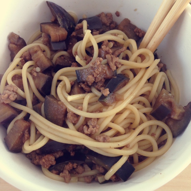 茄子肉丁面