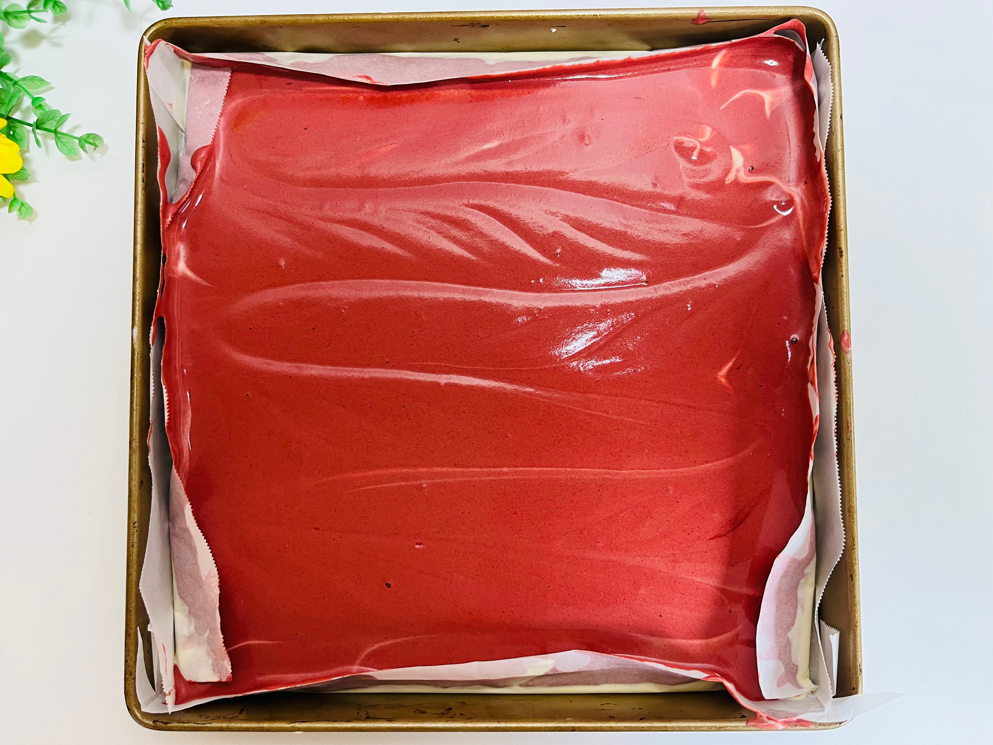 蓬松绵软｜红丝绒旋风蛋糕卷的做法 步骤15