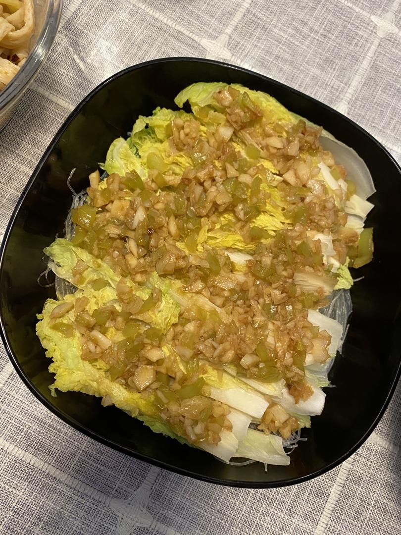 蒜蓉粉丝娃娃菜