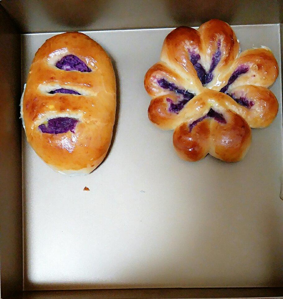 紫薯四叶草面包（汤种法）