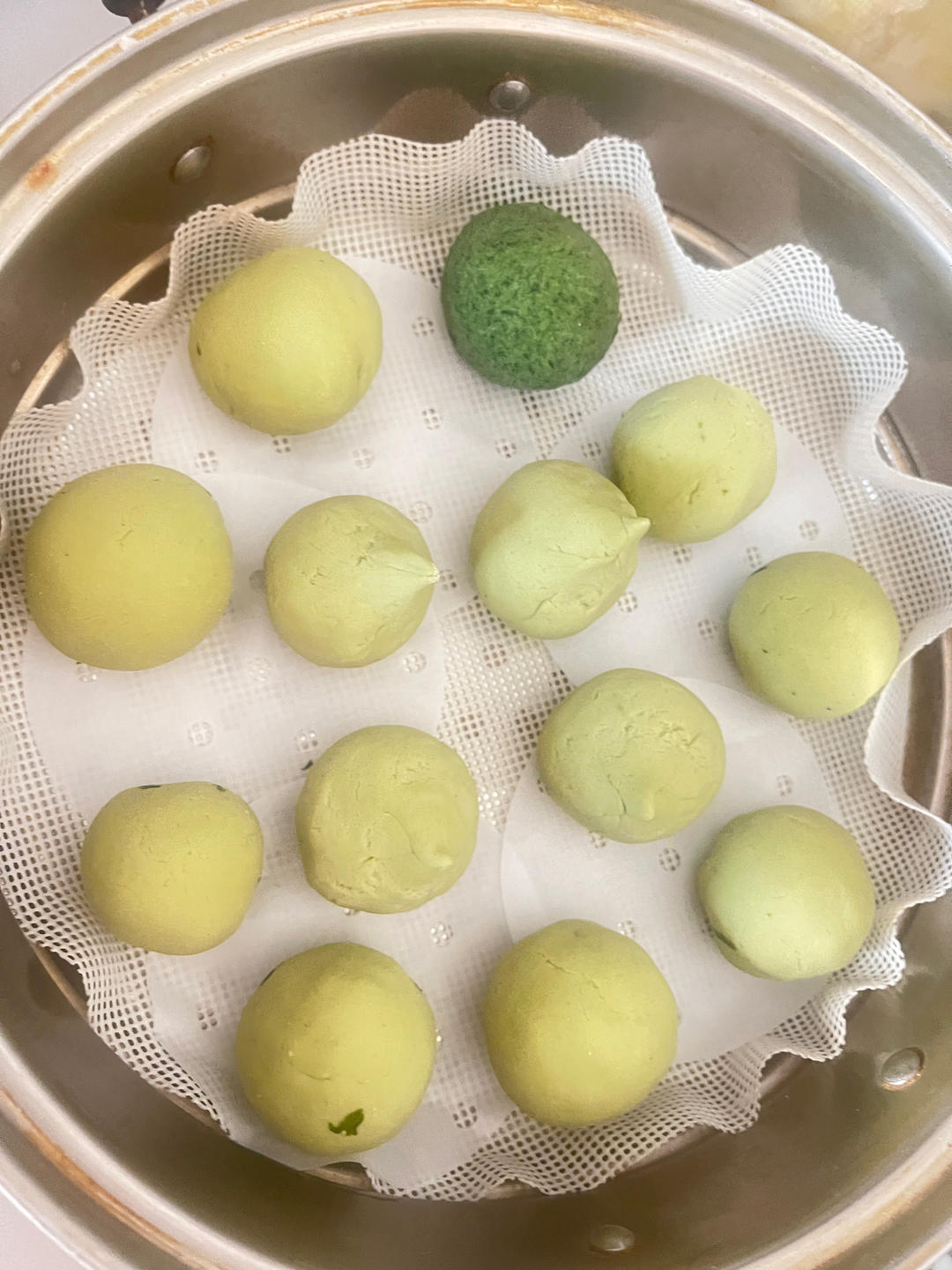 青团（艾草粉版不开裂不塌陷）