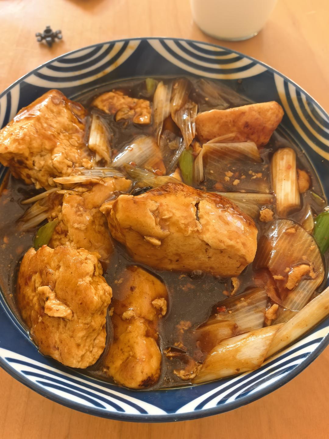 家常快手菜~葱烧豆腐