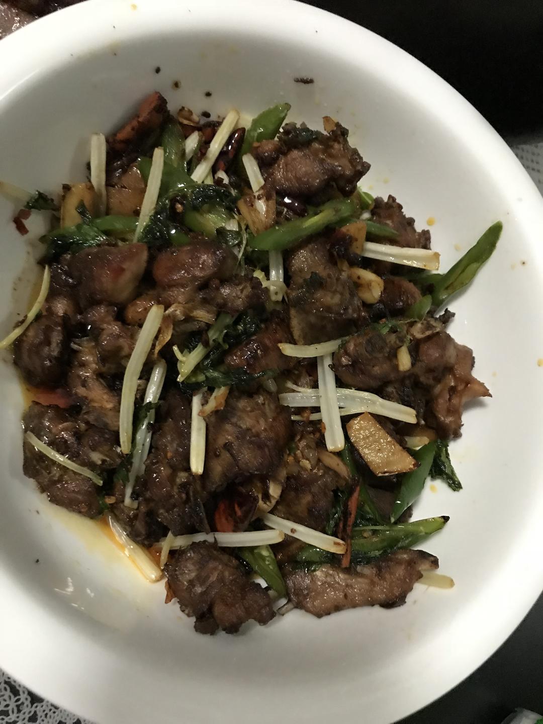 干煸鸭子，煸出鸭肉的美味~的做法