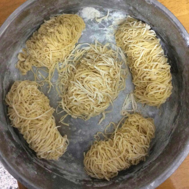 手工面条之鸡蛋面条
