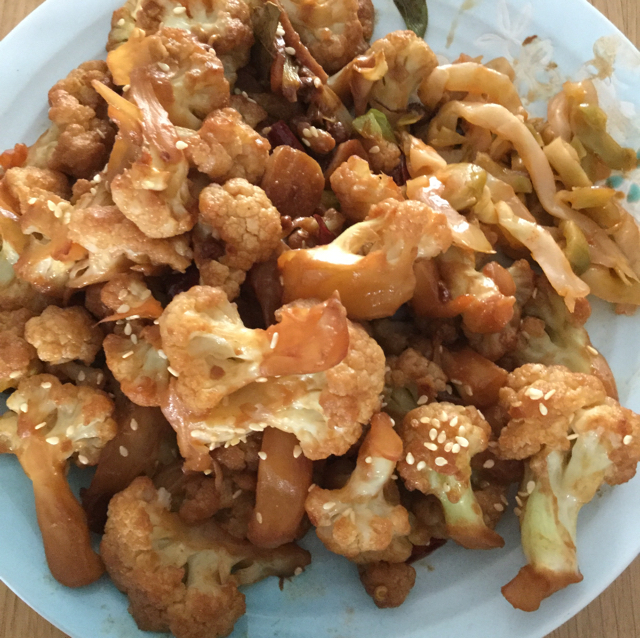 很“浪费”米饭的家常菜之一-------干锅菜花
