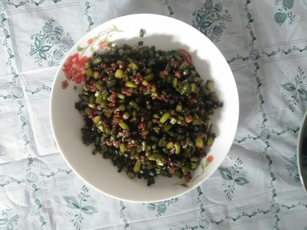 5分钟快手菜蒜苔炒肉沫