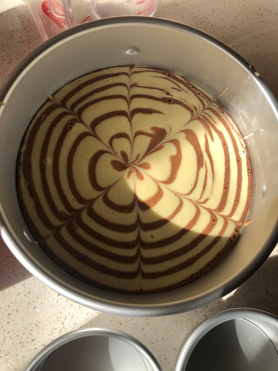 斑马纹戚风蛋糕