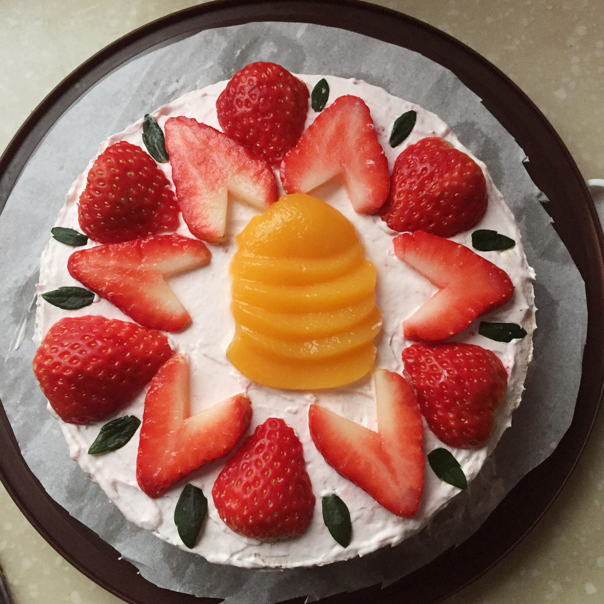 《Tinrry+》草莓奶油蛋糕（8寸配方）