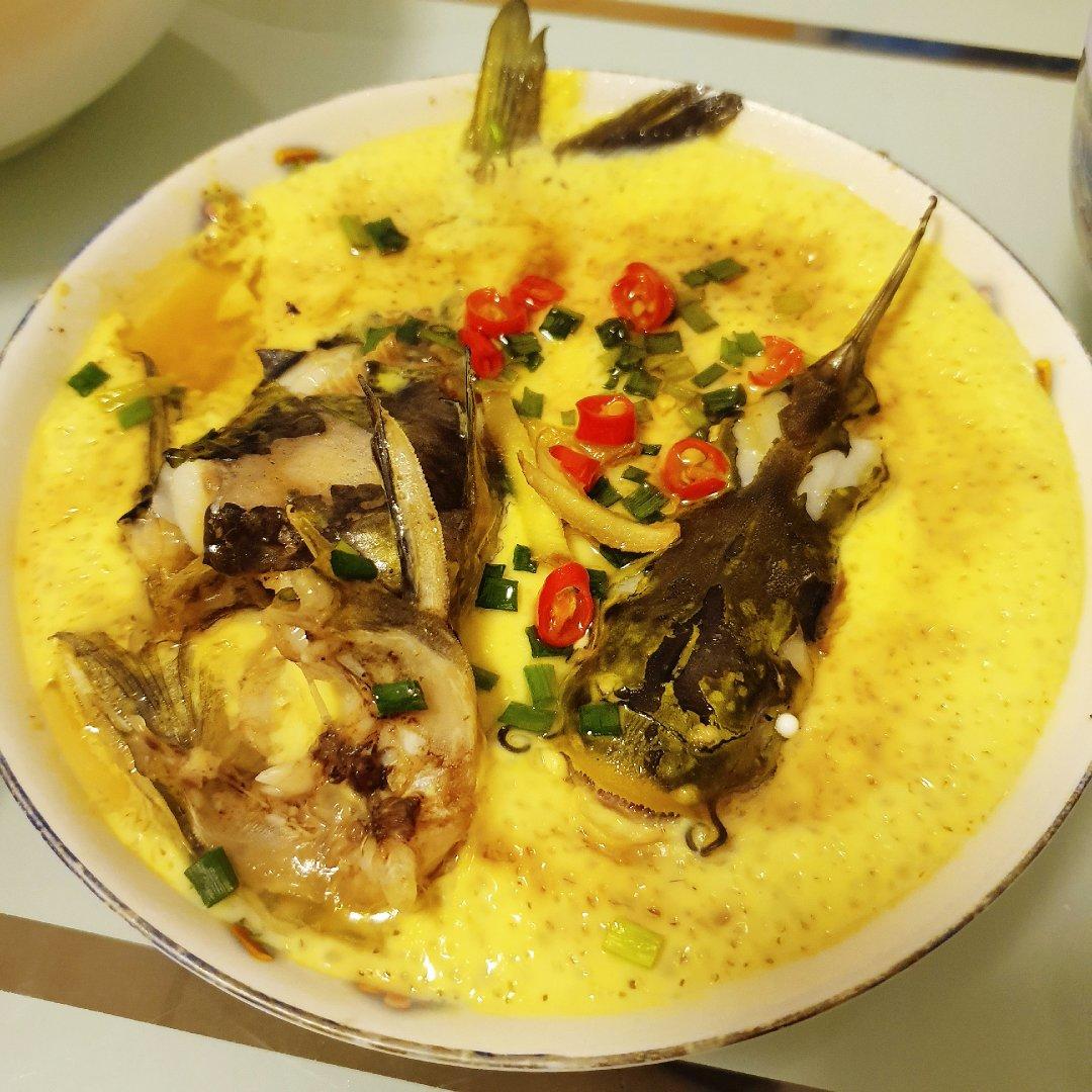 海胆的食材簿做的昂刺鱼炖蛋