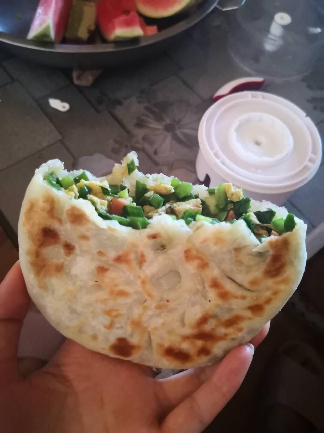 发面葱花饼（蓬松暄软）