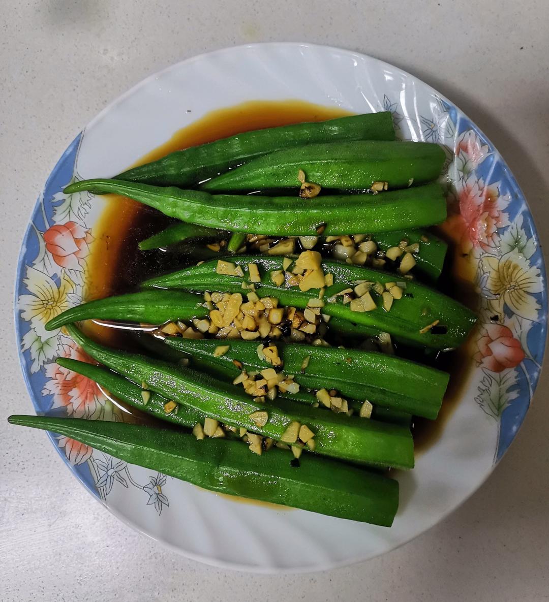 蒜蓉秋葵