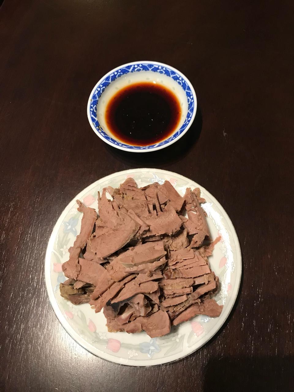 白切猪心
