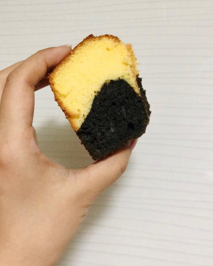中岛老师的双层黑芝麻酱戚风