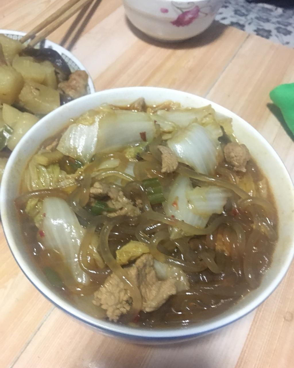 白菜炖粉条