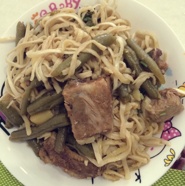 排骨豆角焖面
