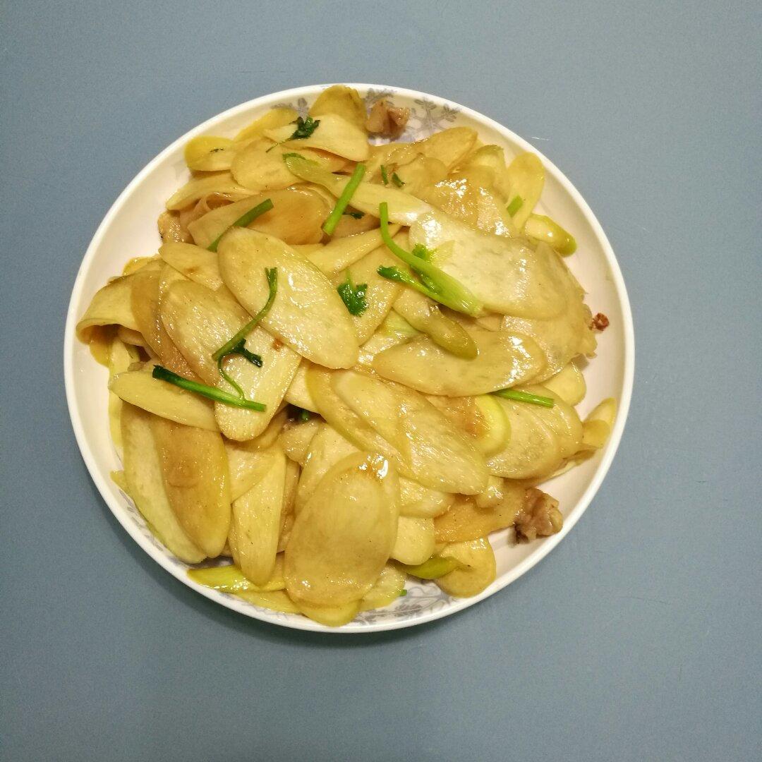 茭白肉丝