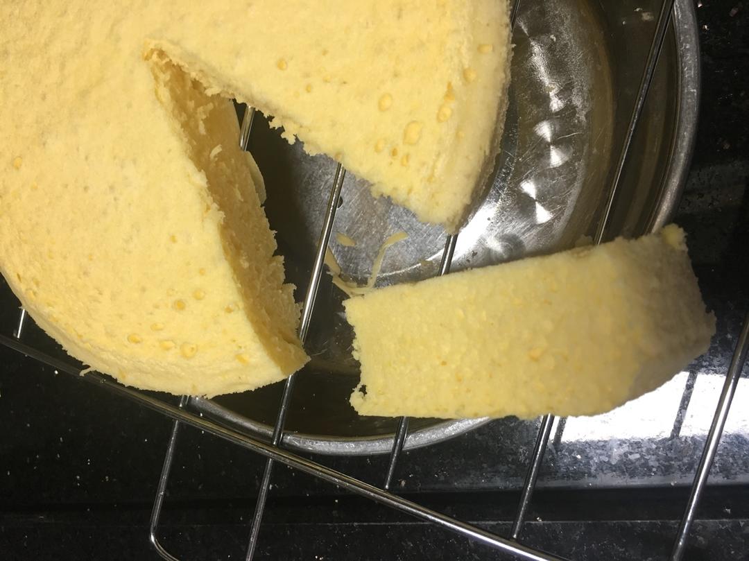 零失败戚风蒸蛋糕（8寸）可做蛋糕胚（另附红丝绒蒸蛋糕做法）