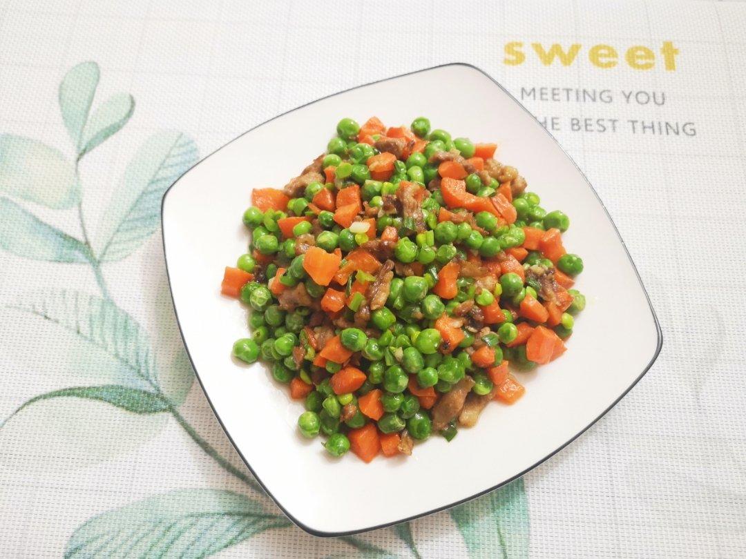 豌豆炒肉末