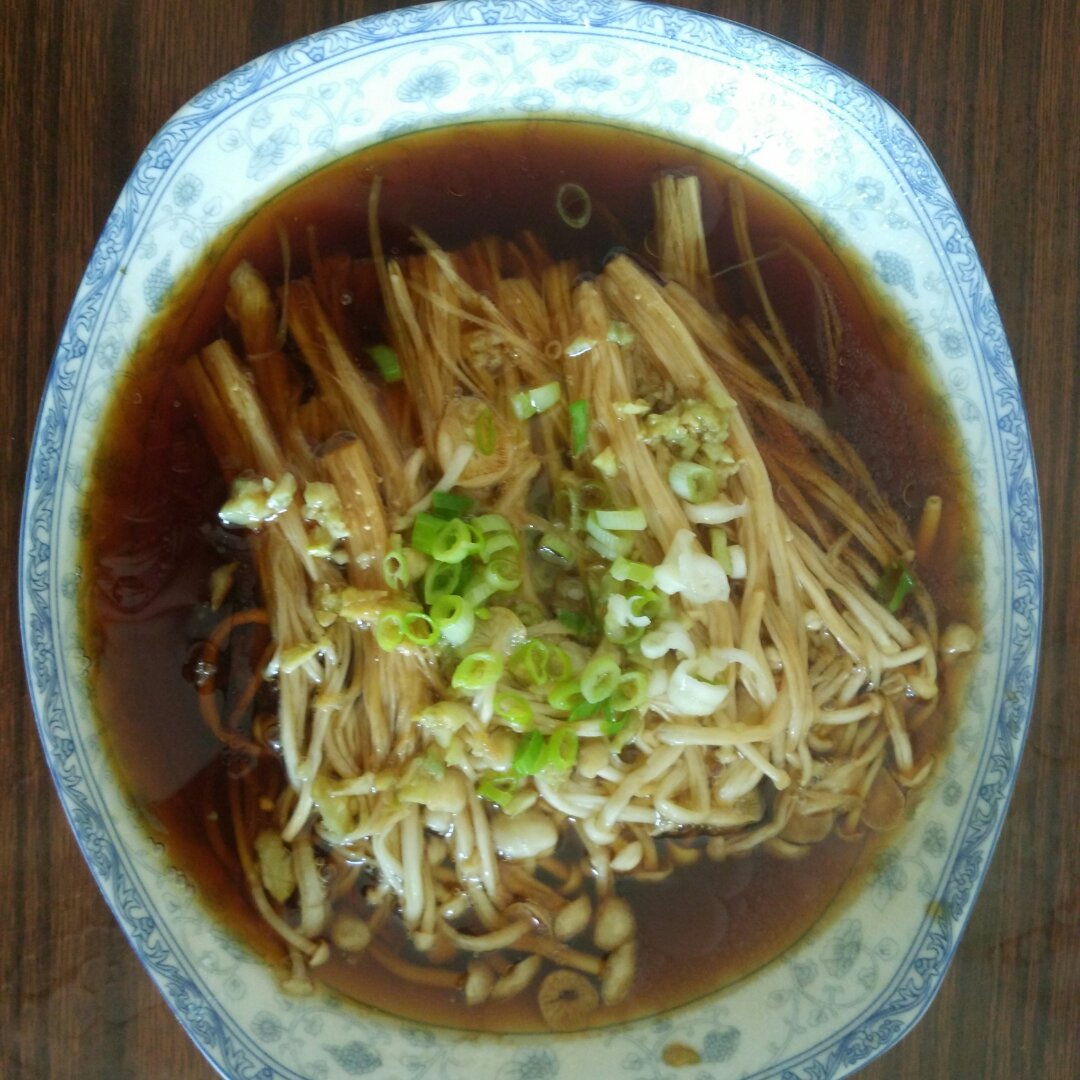蒜蓉蒸金针菇