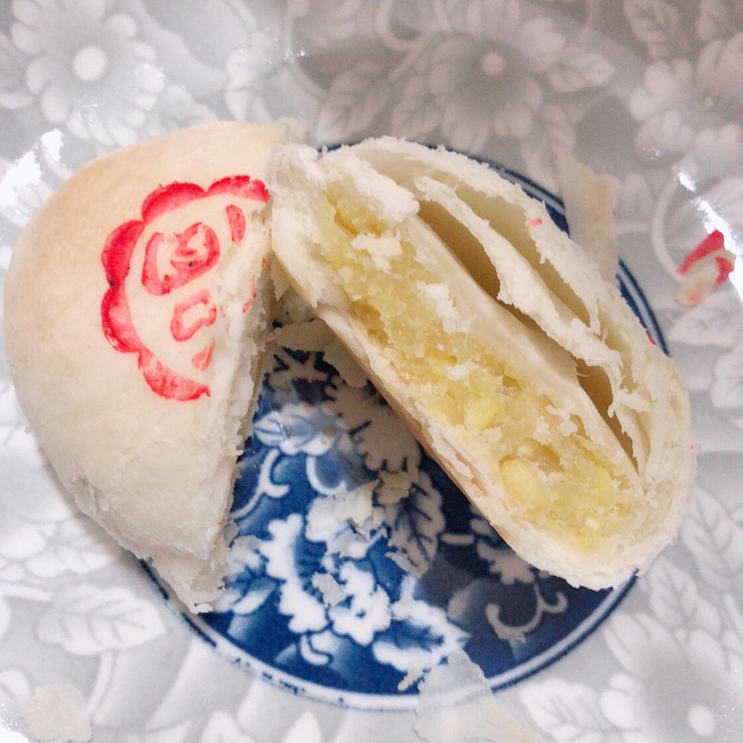 酥皮绿豆饼   酥得掉渣渣