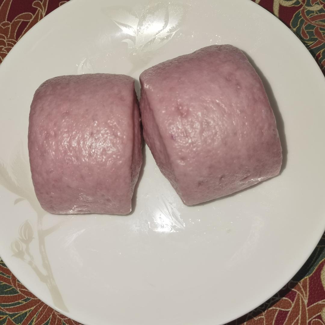 奶香紫薯馒头（一次性发酵）