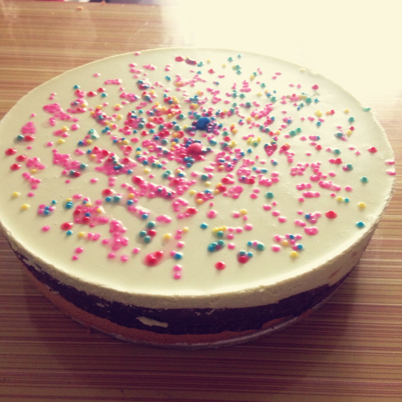 巧克力抹茶慕斯蛋糕