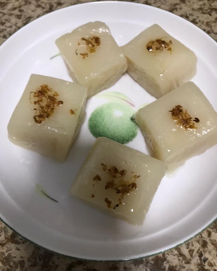 红豆桂花糯米糕