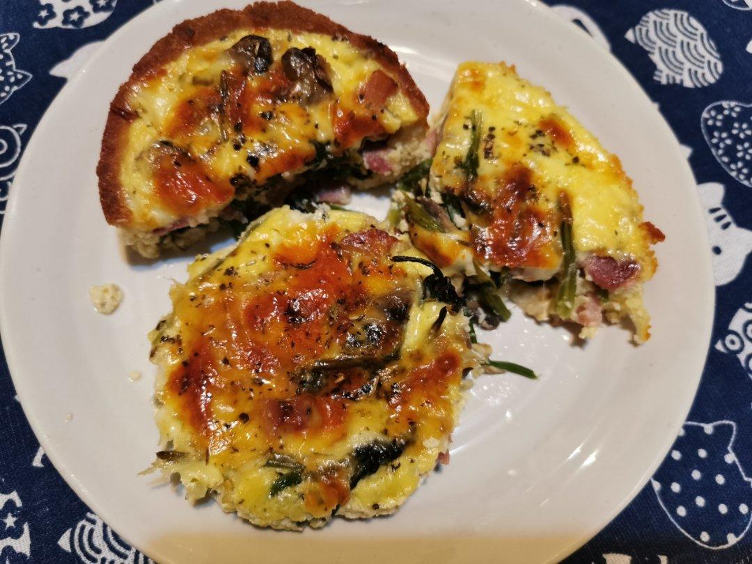 【生酮低碳】法式咸派蛋奶派quiche