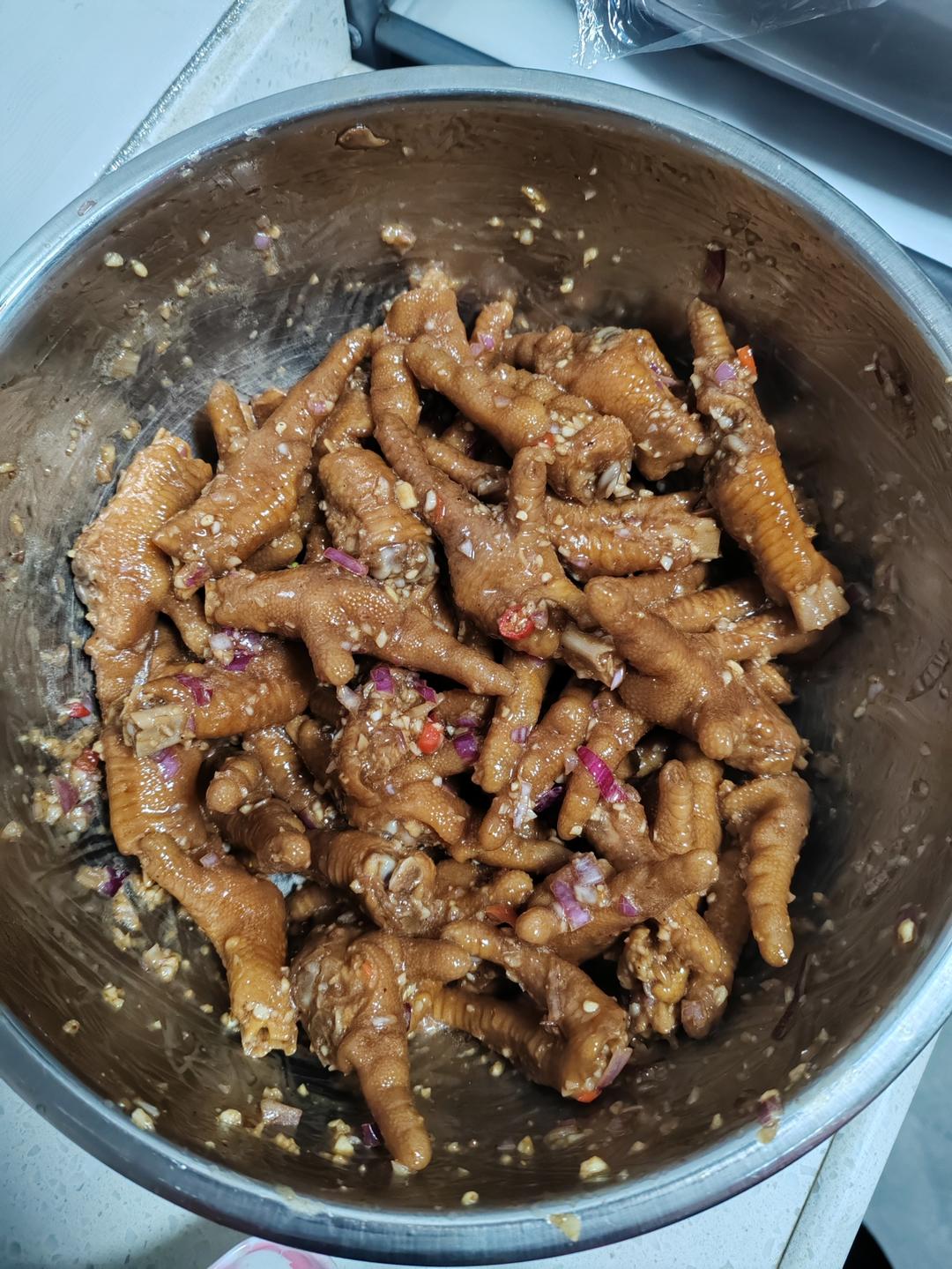 卖了十几年鸡爪的阿姨教我做的蒜香鸡爪