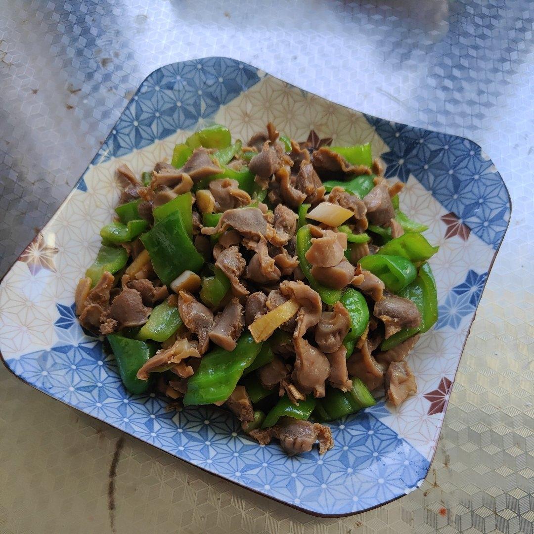 巨好吃的青椒炒鸡胗