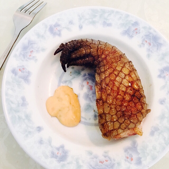 香煎鳄鱼肉
