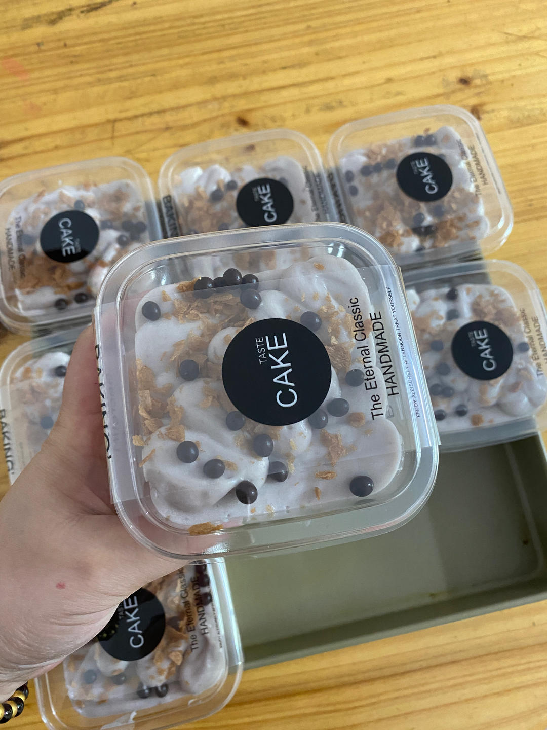 温柔芋泥雪域冰乳酪小贝蛋糕