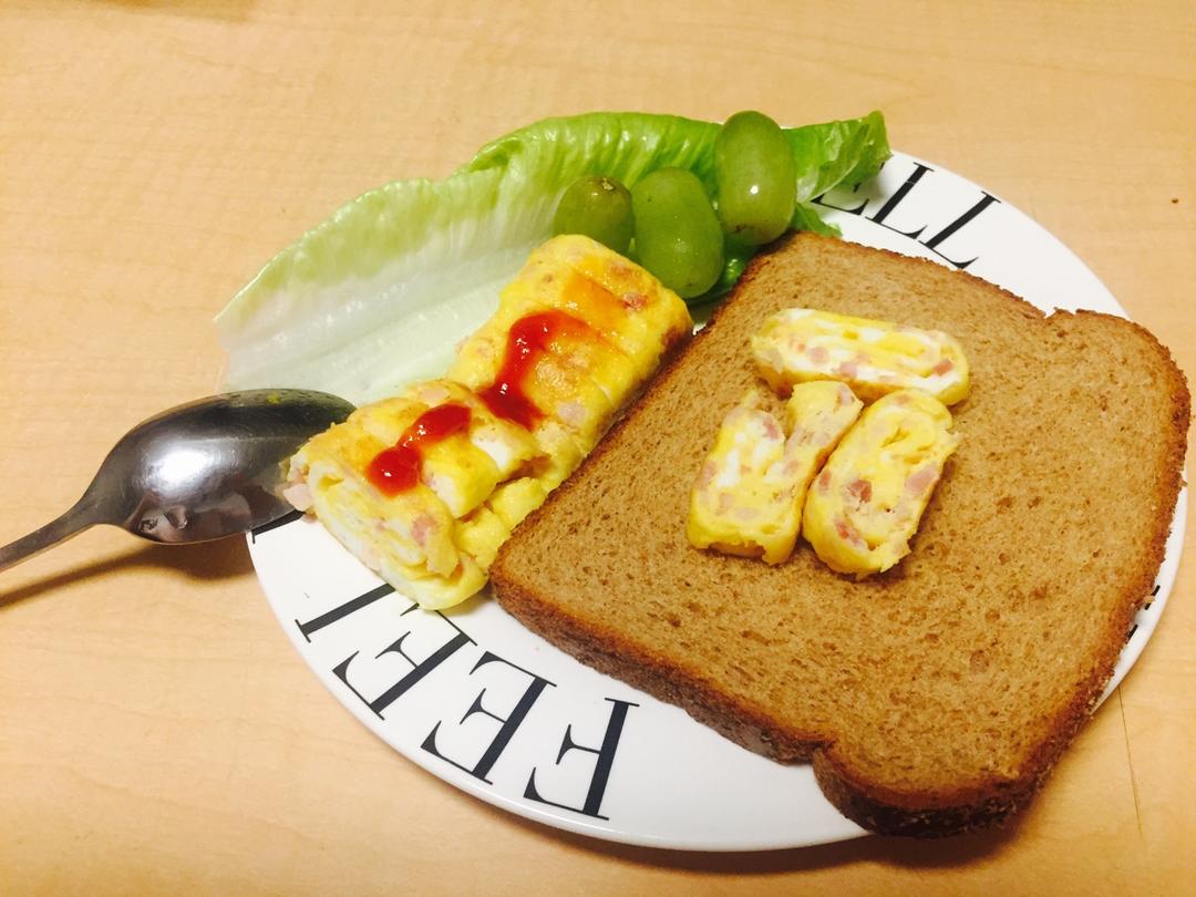 培根芝士蛋厚蛋烧