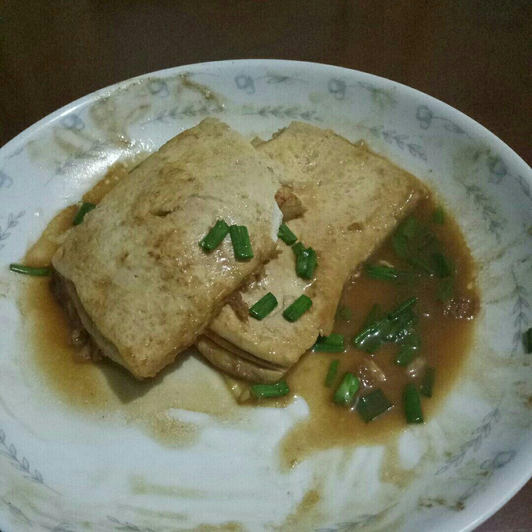 蚝油嫩豆腐